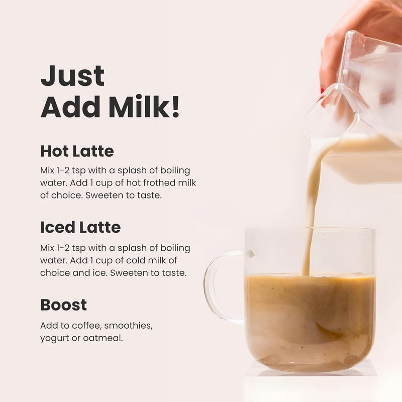 Blume مسحوق لاتيه بلوم بنكهة اليقطين - عضوي ونباتي - 25 حصة (125 جرام) - Image 5